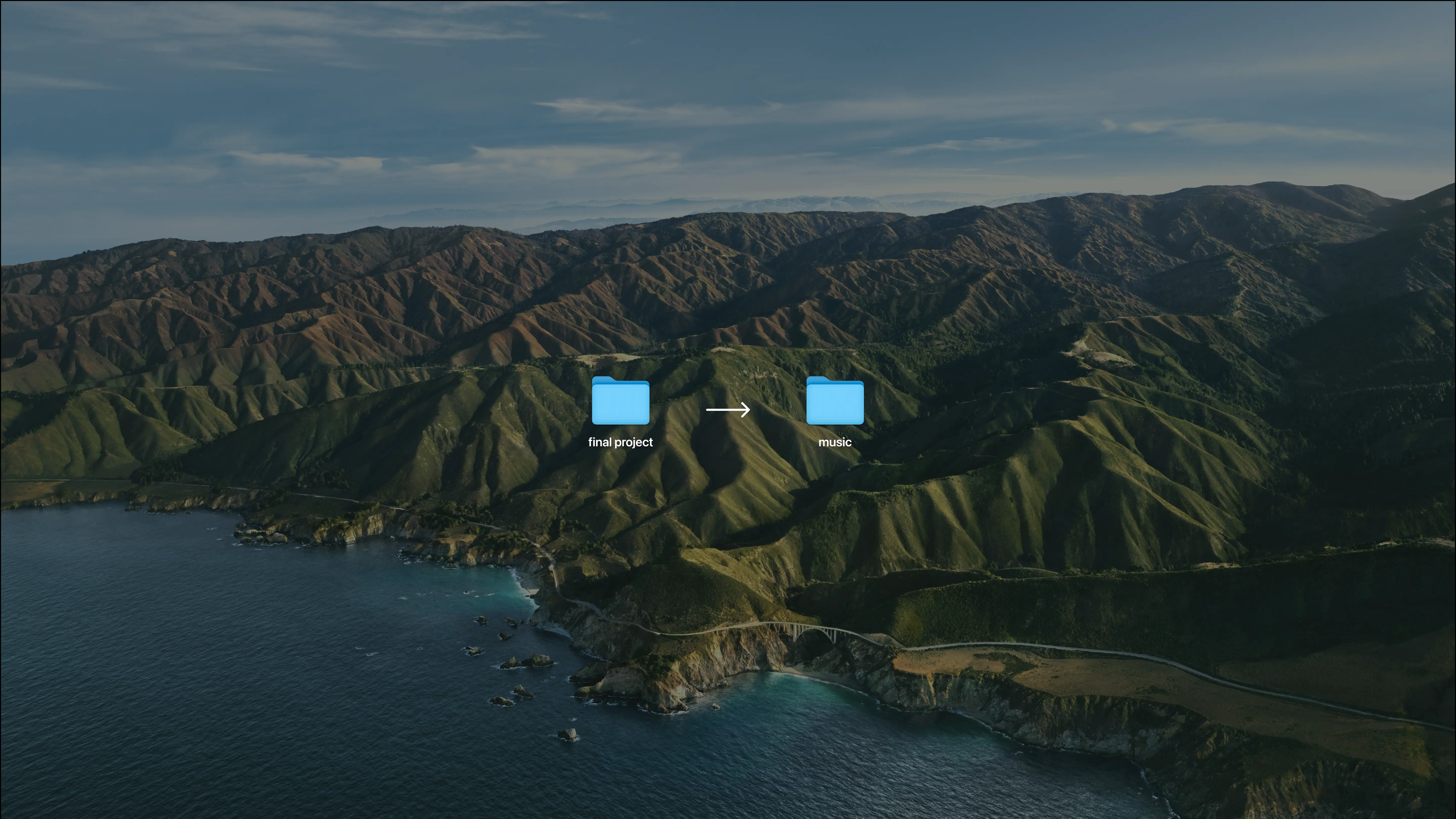 Turning my final project folder into my music folder