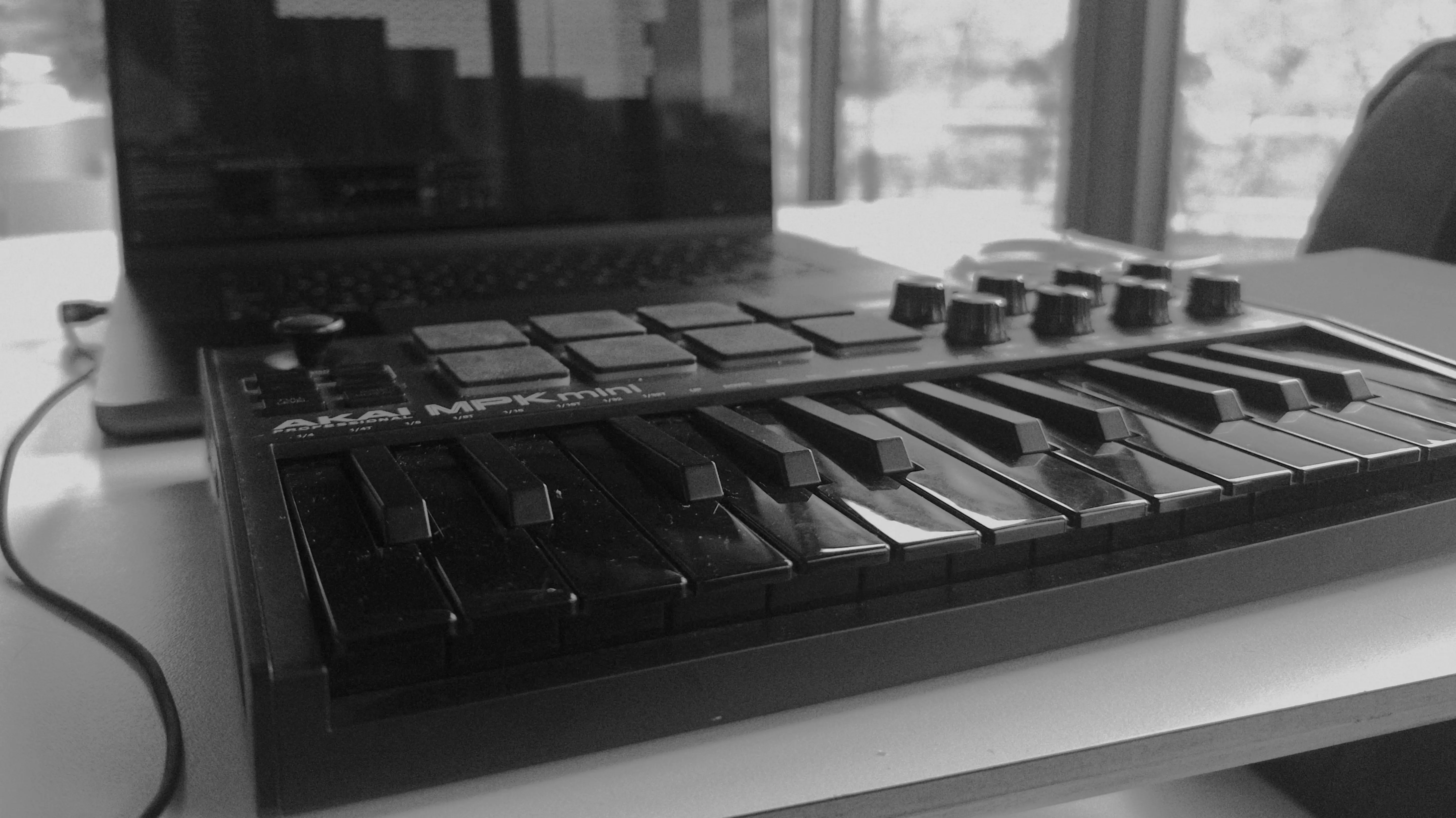 An image of my MIDI controller - the Akai MPK Mini Mk3