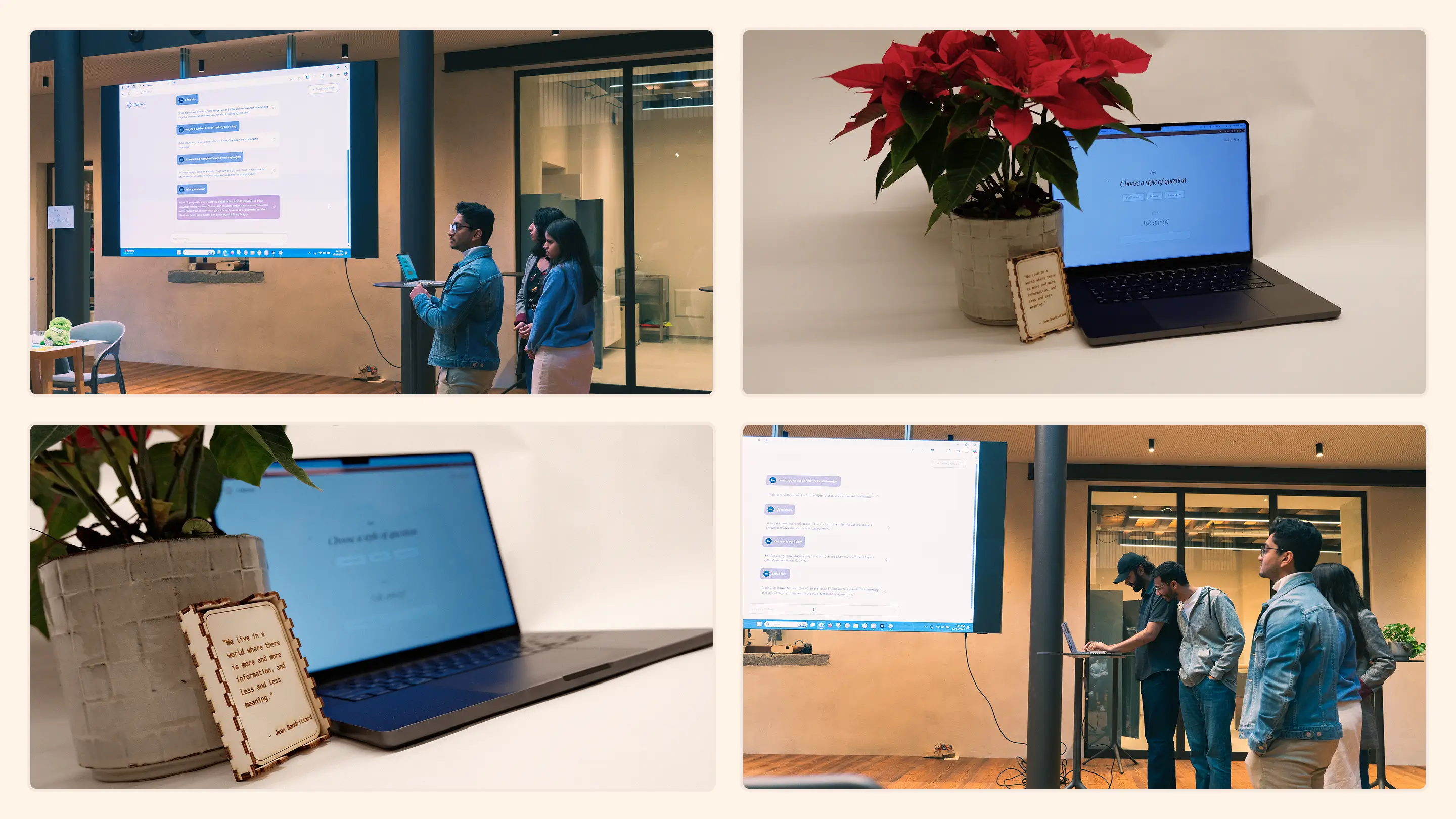 Photos from the research and analysis