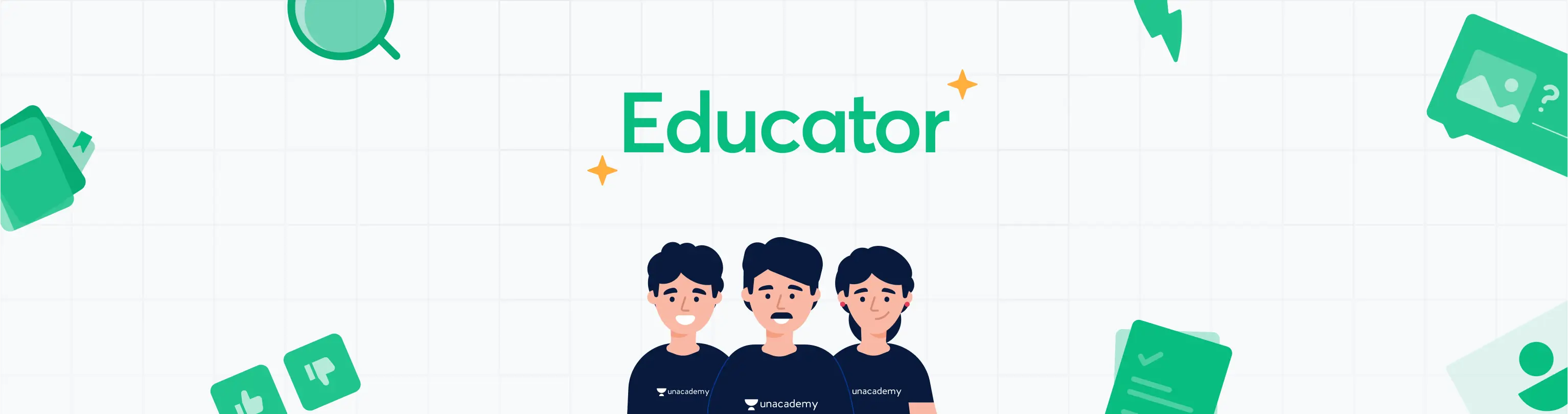 Banner for educator section