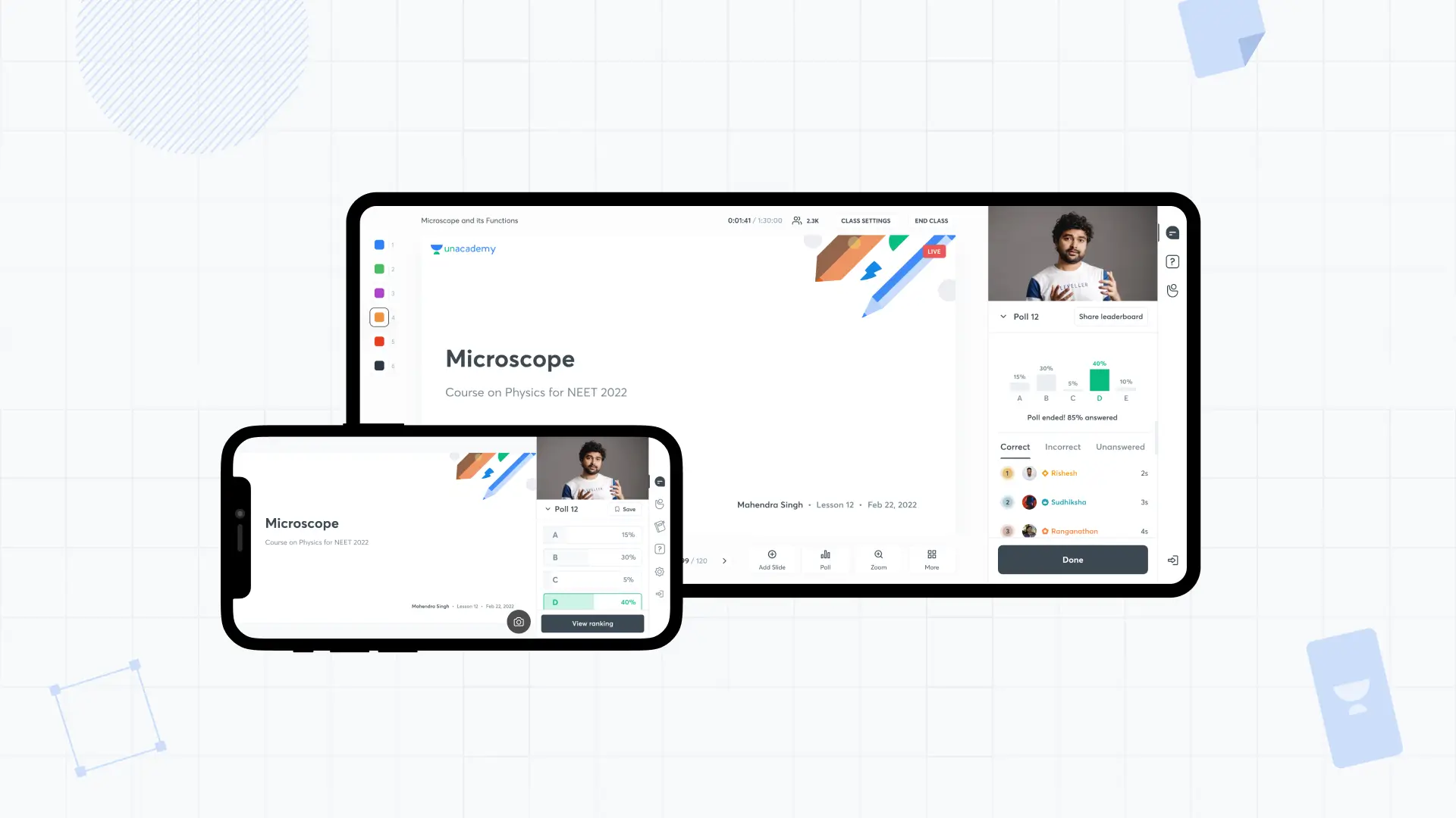 Cover image for polls by Unacademy